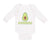 Long Sleeve Bodysuit Baby Avokiddo Avocado Vegetables Kid Funny Cotton - Cute Rascals