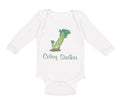 Long Sleeve Bodysuit Baby Celery Stalker Vegetables Boy & Girl Clothes Cotton