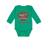 Long Sleeve Bodysuit Baby Tomatoes I Love You from My Head Vegetables Cotton