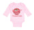 Long Sleeve Bodysuit Baby Tomatoes I Love You from My Head Vegetables Cotton