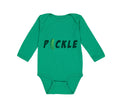 Long Sleeve Bodysuit Baby Pickle Vegetables Funny Boy & Girl Clothes Cotton