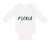 Long Sleeve Bodysuit Baby Pickle Vegetables Funny Boy & Girl Clothes Cotton