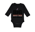 Long Sleeve Bodysuit Baby Big Brother in Training Football Boy & Girl Clothes - Cute Rascals