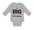 Long Sleeve Bodysuit Baby Big Brother in Training Football Boy & Girl Clothes - Cute Rascals