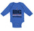 Long Sleeve Bodysuit Baby Big Brother in Training Football Boy & Girl Clothes - Cute Rascals