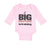 Long Sleeve Bodysuit Baby Big Brother in Training Football Boy & Girl Clothes - Cute Rascals