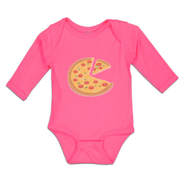 Long Sleeve Bodysuit Baby Pizza Sliced Boy & Girl Clothes Cotton