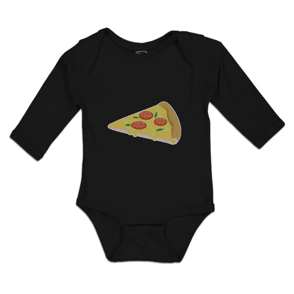 Long Sleeve Bodysuit Baby Pizza Piece Boy & Girl Clothes Cotton