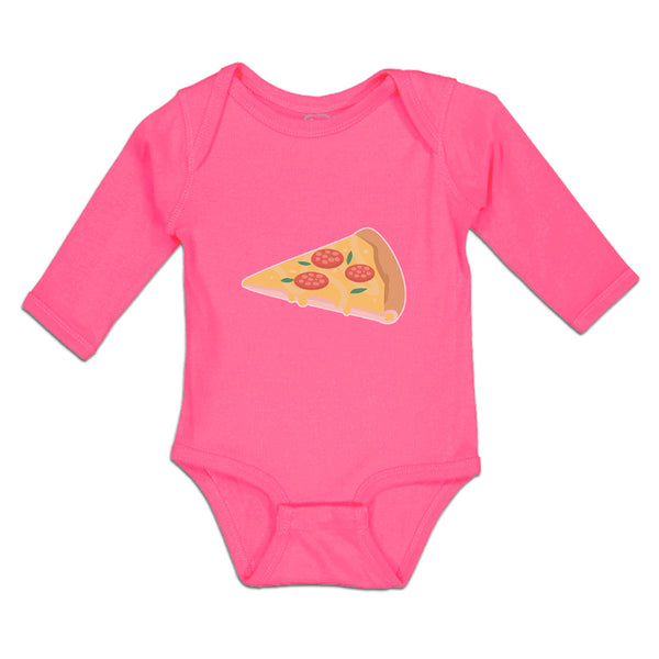 Long Sleeve Bodysuit Baby Pizza Piece Boy & Girl Clothes Cotton