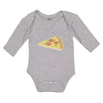 Long Sleeve Bodysuit Baby Pizza Piece Boy & Girl Clothes Cotton