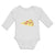 Long Sleeve Bodysuit Baby Pizza Piece Boy & Girl Clothes Cotton