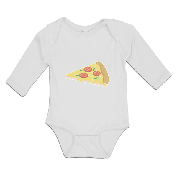 Long Sleeve Bodysuit Baby Pizza Piece Boy & Girl Clothes Cotton