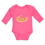 Long Sleeve Bodysuit Baby Cheesy Pizza Boy & Girl Clothes Cotton - Cute Rascals