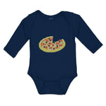 Long Sleeve Bodysuit Baby Cheesy Pizza Boy & Girl Clothes Cotton - Cute Rascals