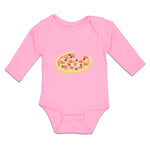 Long Sleeve Bodysuit Baby Cheesy Pizza Boy & Girl Clothes Cotton - Cute Rascals