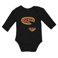 Long Sleeve Bodysuit Baby Spicy Cheesy Pizza Boy & Girl Clothes Cotton