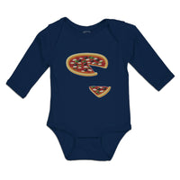 Long Sleeve Bodysuit Baby Spicy Cheesy Pizza Boy & Girl Clothes Cotton