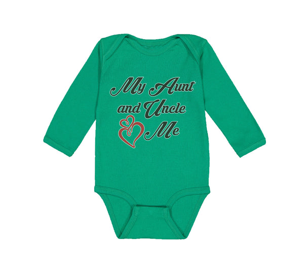 Long Sleeve Bodysuit Baby My Aunt and Uncle Love Me Funny Boy & Girl Clothes