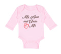 Long Sleeve Bodysuit Baby My Aunt and Uncle Love Me Funny Boy & Girl Clothes