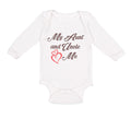 Long Sleeve Bodysuit Baby My Aunt and Uncle Love Me Funny Boy & Girl Clothes