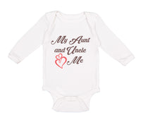 Long Sleeve Bodysuit Baby My Aunt and Uncle Love Me Funny Boy & Girl Clothes