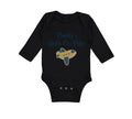 Long Sleeve Bodysuit Baby Daddy's Little Co-Pilot Dad Father's Day Western