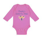 Long Sleeve Bodysuit Baby Daddy's Little Co-Pilot Dad Father's Day Western - Cute Rascals