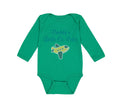 Long Sleeve Bodysuit Baby Daddy's Little Co-Pilot Dad Father's Day Western