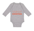 Long Sleeve Bodysuit Baby Think I'M Cute My Godmother Funny Style D Cotton