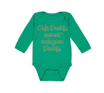 Long Sleeve Bodysuit Baby My Daddy Code Your Programmer Dad Father's Cotton