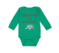 Long Sleeve Bodysuit Baby My Daddy Is A Paramedic Emt Dad Father's Day Cotton
