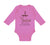 Long Sleeve Bodysuit Baby Mustache Godparent Baby Announcement Cotton