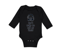 Long Sleeve Bodysuit Baby Don'T Make Me Call My Uncle Funny Style A Cotton - Cute Rascals