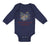 Long Sleeve Bodysuit Baby My Daddy's The Drummer Dad Father's Day Cotton