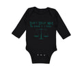 Long Sleeve Bodysuit Baby Don'T Drop Me! My Mommy Is A Lawyer Mom Mothers Cotton