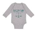 Long Sleeve Bodysuit Baby Don'T Drop Me! My Mommy Is A Lawyer Mom Mothers Cotton