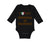 Long Sleeve Bodysuit Baby I Heart My Nonna and Nonno Grandparents Cotton