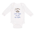 Long Sleeve Bodysuit Baby Don'T Make Me Call My Aunt Auntie Funny Style H Cotton