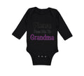 Long Sleeve Bodysuit Baby Please Pass Me to Grandma Grandmother A Cotton