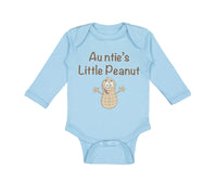 Long Sleeve Bodysuit Baby Auntie's Little Peanut Boy & Girl Clothes Cotton - Cute Rascals
