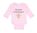 Long Sleeve Bodysuit Baby Auntie's Little Peanut Boy & Girl Clothes Cotton
