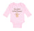 Long Sleeve Bodysuit Baby Auntie's Little Peanut Boy & Girl Clothes Cotton - Cute Rascals