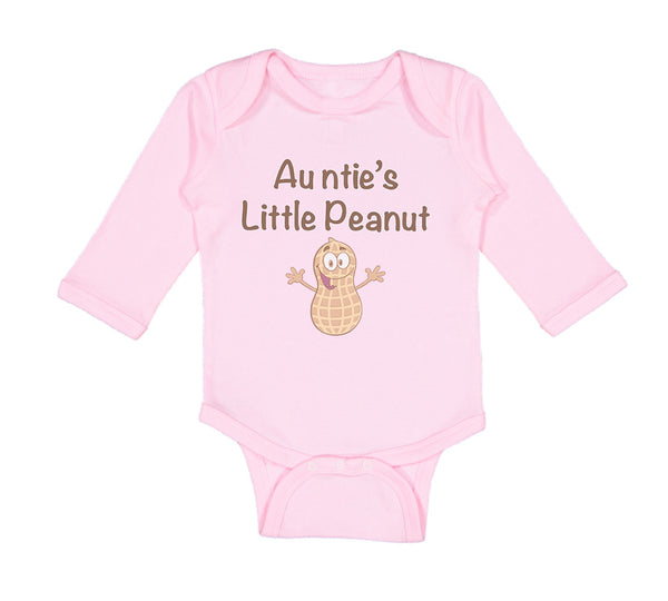 Long Sleeve Bodysuit Baby Auntie's Little Peanut Boy & Girl Clothes Cotton - Cute Rascals