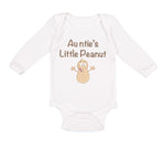 Long Sleeve Bodysuit Baby Auntie's Little Peanut Boy & Girl Clothes Cotton - Cute Rascals