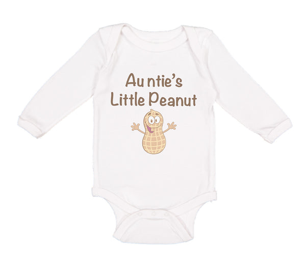 Long Sleeve Bodysuit Baby Auntie's Little Peanut Boy & Girl Clothes Cotton - Cute Rascals