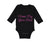 Long Sleeve Bodysuit Baby I Love My Glam - Ma! Grandmother Grandma Cotton