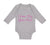 Long Sleeve Bodysuit Baby I Love My Glam - Ma! Grandmother Grandma Cotton