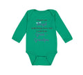 Long Sleeve Bodysuit Baby I Angel Watching over Me. Call Great Grandpa Cotton