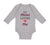 Long Sleeve Bodysuit Baby My Mimi Loves Me Grandma Grandmother Cotton