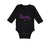 Long Sleeve Bodysuit Baby My Daddy Is A Pipeline Welder Dad Father's Day Cotton